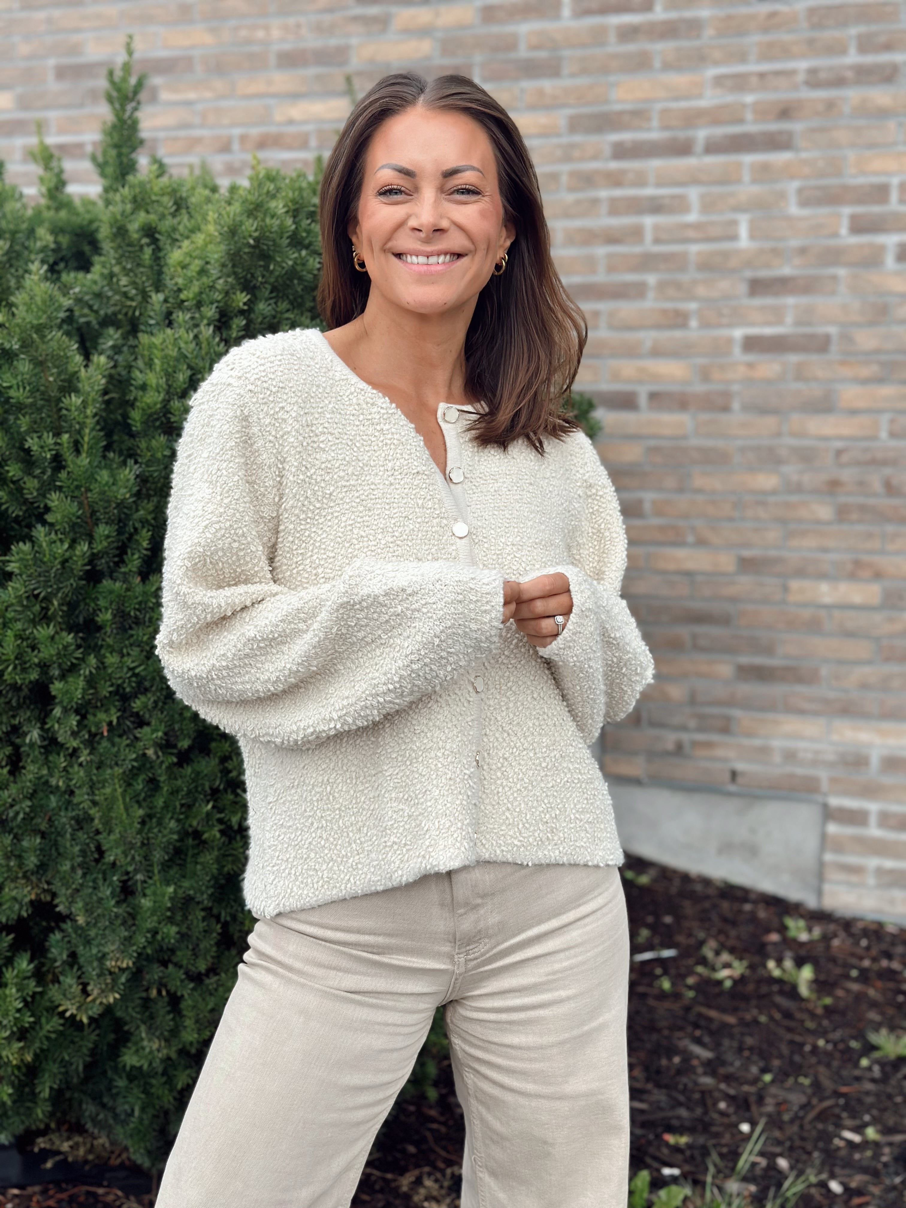 VIPAZA Knit Cardigan - Birch